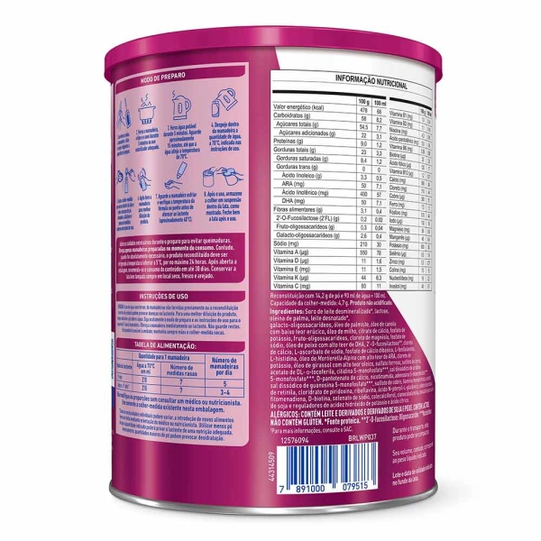 Fórmula Infantil Nan Comfor Hmo - 6 a 12 Meses 800g - Nestlé Produto Fórmula Infantil Nan Comfor Hmo - 6 a 12 Meses 800g - Nestlé