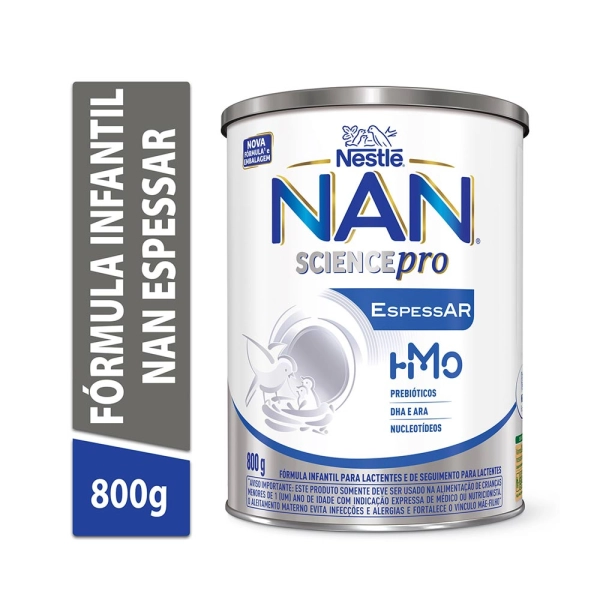 Fórmula Infantil NAN SCIENCE PRO EspessAR HMO 800g - Nestlé Produto Fórmula Infantil NAN SCIENCE PRO EspessAR HMO 800g - Nestlé
