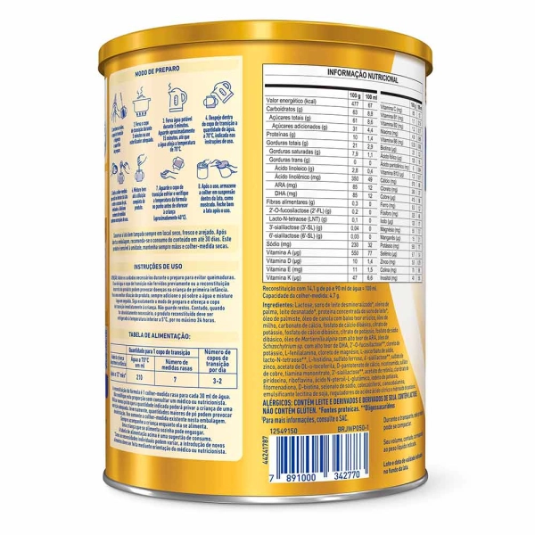 Produto Fórmula Infantil Nanlac Supreme Pro - 1 a 3 Anos - 800g - Nestlé