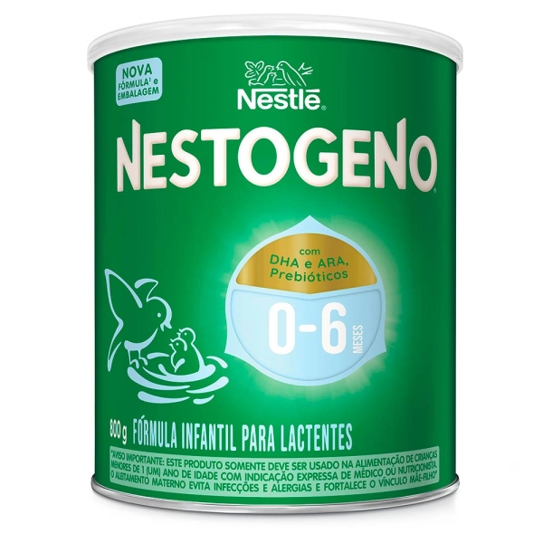 Fórmula Infantil Nestogeno 1 - 0 a 6 Meses 800g - Nestlé Produto Fórmula Infantil Nestogeno 1 - 0 a 6 Meses 800g - Nestlé