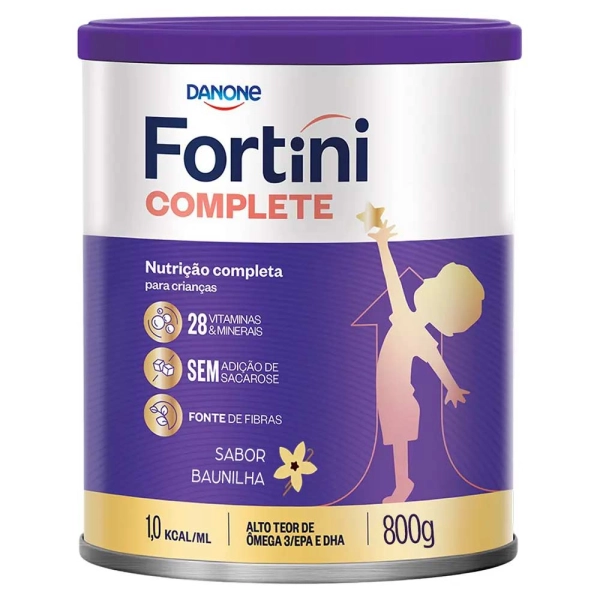 Fortini Complete Baunilha 800g - Danone Produto Fortini Complete Baunilha 800g - Danone
