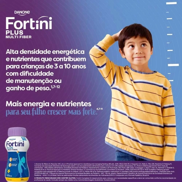 Produto Fortini Multi Fiber Baunilha 200ml - Danone