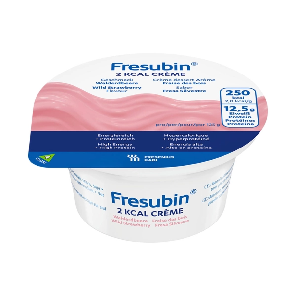 Fresubin 2 kcal Creme Frutas da Floresta - 4 unidades de 125g - Fresenius Kabi Produto Fresubin 2 kcal Creme Frutas da Floresta - 4 unidades de 125g - Fresenius Kabi