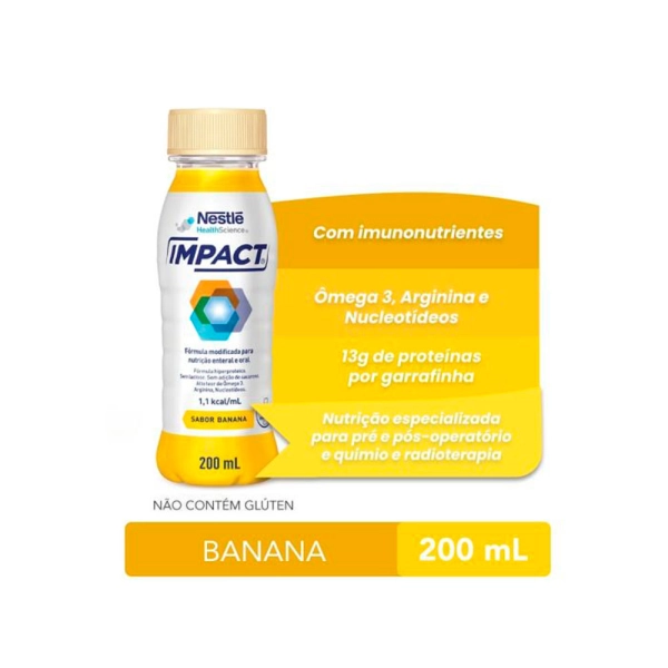 Impact Banana 200ml Nestle Produto Impact Banana 200ml Nestle