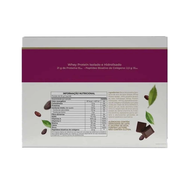 Isofort Beauty Cacau 25g Sachê - Vitafor Produto Isofort Beauty Cacau 25g Sachê - Vitafor