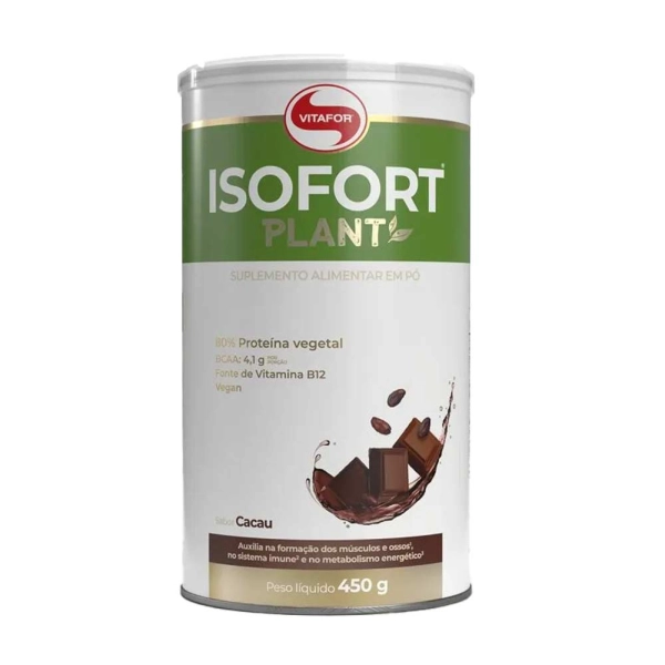 Isofort Plant 450g Cacau - Vitafor Produto Isofort Plant 450g Cacau - Vitafor