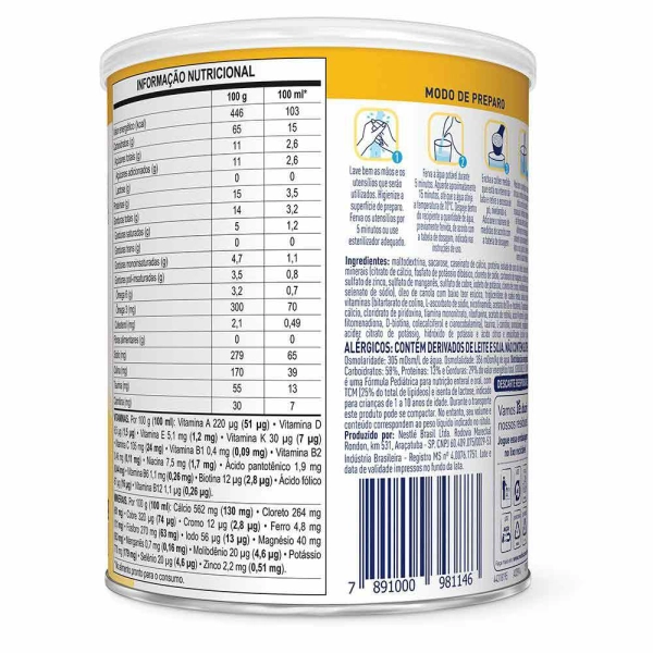 Isosource Junior Baunilha 400g Nestlé Produto Isosource Junior Baunilha 400g Nestlé
