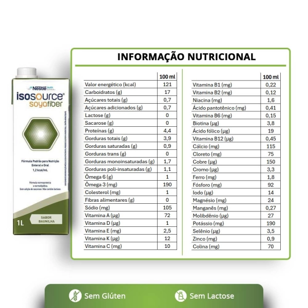 Isosource Soya Fiber 1l Nestle Produto Isosource Soya Fiber 1l Nestle