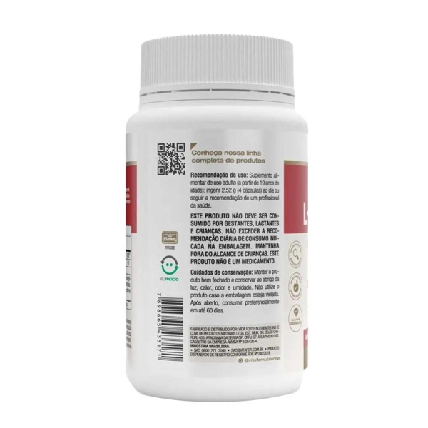 Produto L-carnitina 120 Capsulas - Vitafor