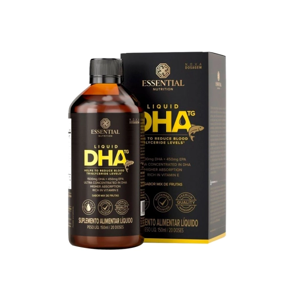 Liquid DHA TG 150ml - Essential Nutrition Produto Liquid DHA TG 150ml - Essential Nutrition
