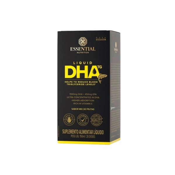 Liquid DHA TG 150ml - Essential Nutrition Produto Liquid DHA TG 150ml - Essential Nutrition