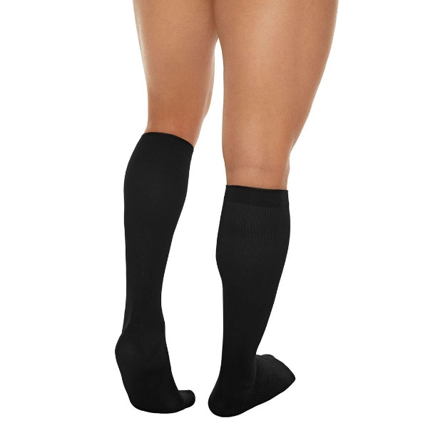Produto Meia de Compressão Masculina 3/4 Preto média compressão Tamanho M - Kendall