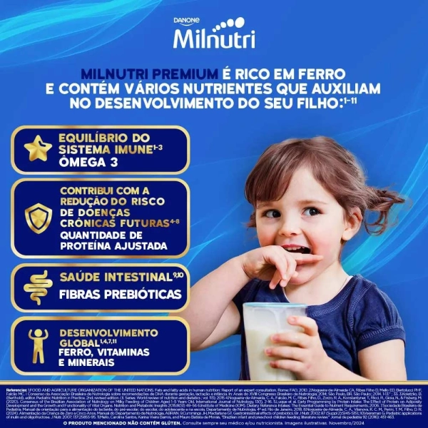 Milnutri Premium 800g Danone Produto Milnutri Premium 800g Danone