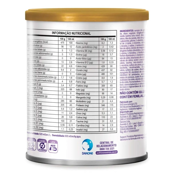 Neo Advance 400g - Danone Produto Neo Advance 400g - Danone
