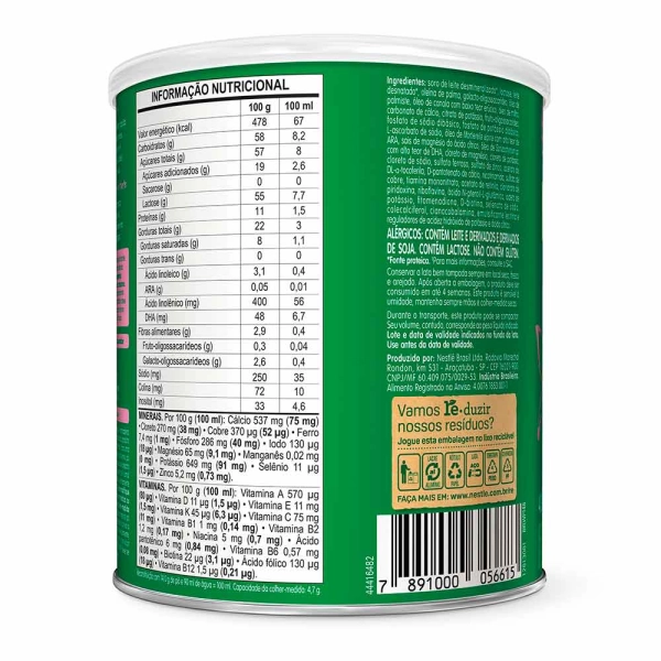 Produto Fórmula Infantil Nestogeno 2 - 6 a 12 Meses 800g - Nestlé