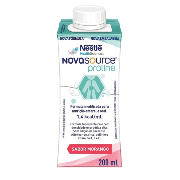 Produto Novasource Proline Morango 200ml - Nestlé