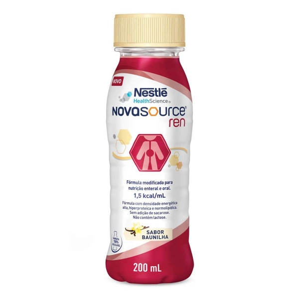 Novasource Ren Baunilha 200ml - Nestle Produto Novasource Ren Baunilha 200ml - Nestle
