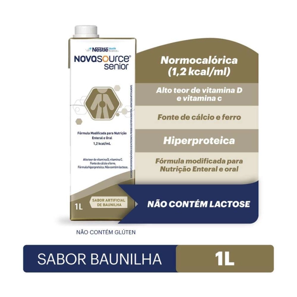 Produto Novasource Senior Baunilha 1L - Nestlé