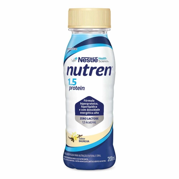 Nutren 1.5 Protein Baunilha 200ml - Nestlé Produto Nutren 1.5 Protein Baunilha 200ml - Nestlé