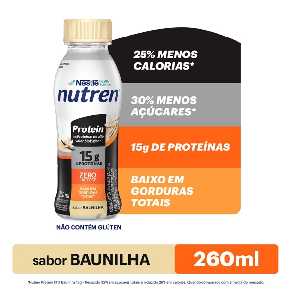Produto Nutren 1.5 Protein Baunilha 260ml - Nestlé