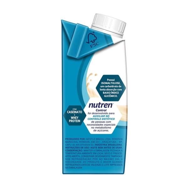 Nutren Control Baunilha 200ml - Nestlé Produto Nutren Control Baunilha 200ml - Nestlé