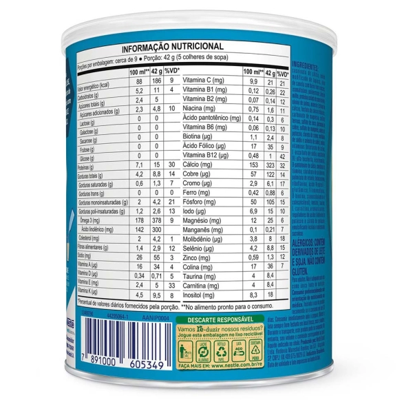 Nutren Control Baunilha 380g - Nestlé Produto Nutren Control Baunilha 380g - Nestlé