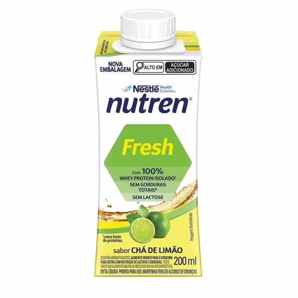 Nutren Fresh Sabor Cha de Limao 200ml - Nestlé Produto Nutren Fresh Sabor Cha de Limao 200ml - Nestlé