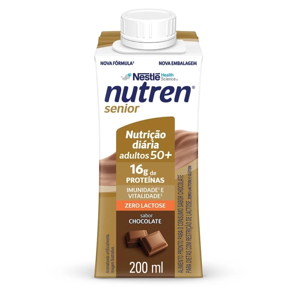 Nutren Senior Chocolate 200ml - Nestlé Produto Nutren Senior Chocolate 200ml - Nestlé