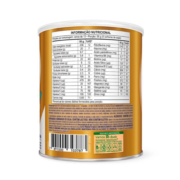 Nutren Senior Sem Sabor 370g - Nestlé Produto Nutren Senior Sem Sabor 370g - Nestlé