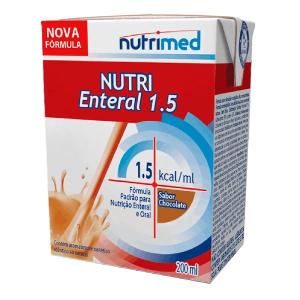 Nutri Enteral 1.5kcal Chocolate 200ml - Danone Produto Nutri Enteral 1.5kcal Chocolate 200ml - Danone