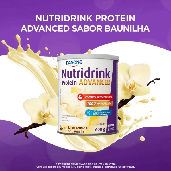 Nutridrink Protein Advanced Baunilha 600g - Danone Produto Nutridrink Protein Advanced Baunilha 600g - Danone