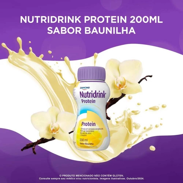 Nutridrink Protein Baunilha 200ml - Danone Produto Nutridrink Protein Baunilha 200ml - Danone