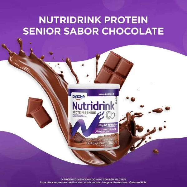 Produto Nutridrink Protein Senior Chocolate 380g - Danone