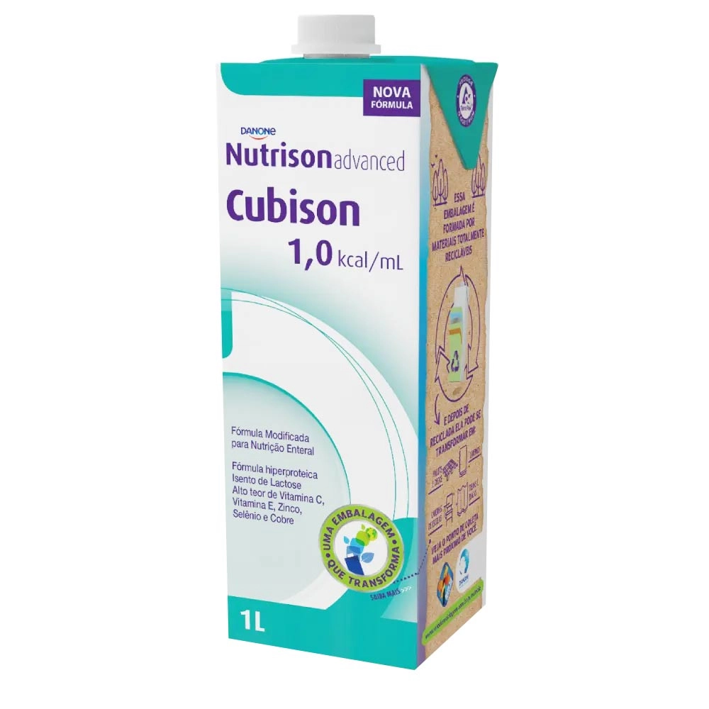 Nutrison Advanced Cubison 1,0 Kcal/ml 1L - Danone Produto Nutrison Advanced Cubison 1,0 Kcal/ml 1L - Danone