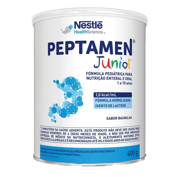 Peptamen Junior em Pó Baunilha 400g - Nestlé Produto Peptamen Junior em Pó Baunilha 400g - Nestlé