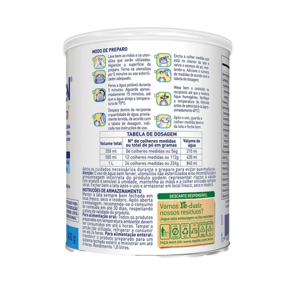 Peptamen Junior em Pó Baunilha 400g - Nestlé Produto Peptamen Junior em Pó Baunilha 400g - Nestlé