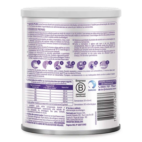 Pregomin Plus 400g - Danone Produto Pregomin Plus 400g - Danone