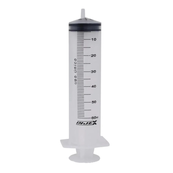 Seringa Descartável de 60ml - Injex Produto Seringa Descartável de 60ml - Injex