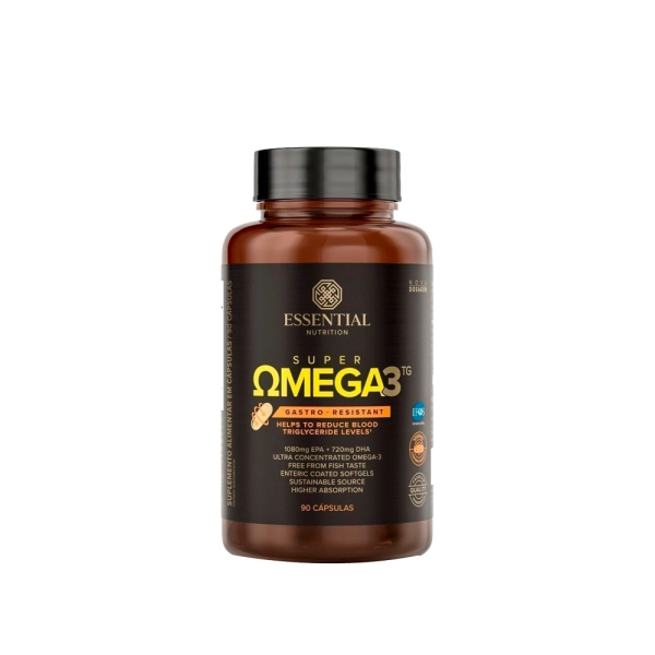 Produto Super Omega-3 TG Gastro-resistant 90 Cápsulas - Essential Nutrition