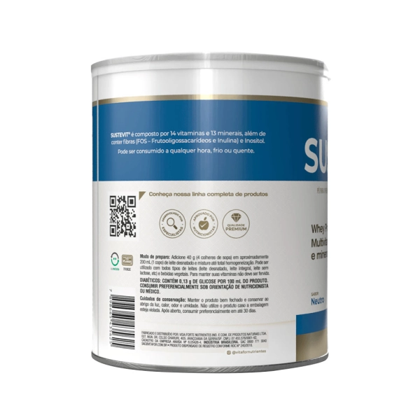 Produto Sustevit 400g Neutro - Vitafor