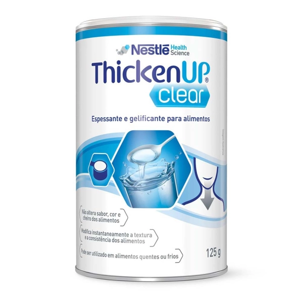 Thicken Up Clear 125g Espessante Alimentar - Nestlé Produto Thicken Up Clear 125g Espessante Alimentar - Nestlé