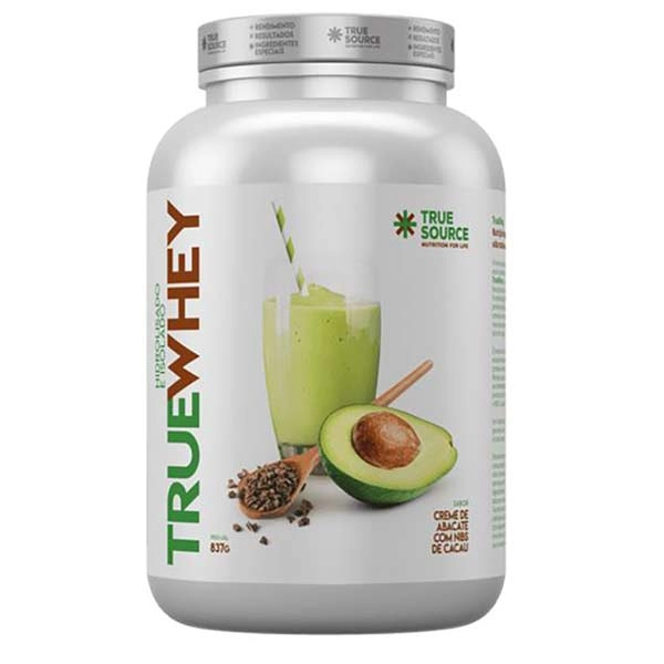 Produto True Whey Sabor Creme de Abacate com Nibs de Cacau 837g - True Source