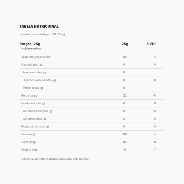 Produto Vanilla Whey 750g - Essential Nutrition