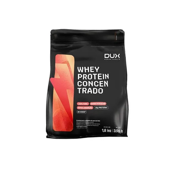 Whey Protein Concentrado Chocolate 1,8kg - Dux Nutrition Produto Whey Protein Concentrado Chocolate 1,8kg - Dux Nutrition