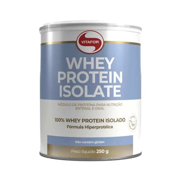 Whey Protein Isolate 250g - Vitafor Produto Whey Protein Isolate 250g - Vitafor