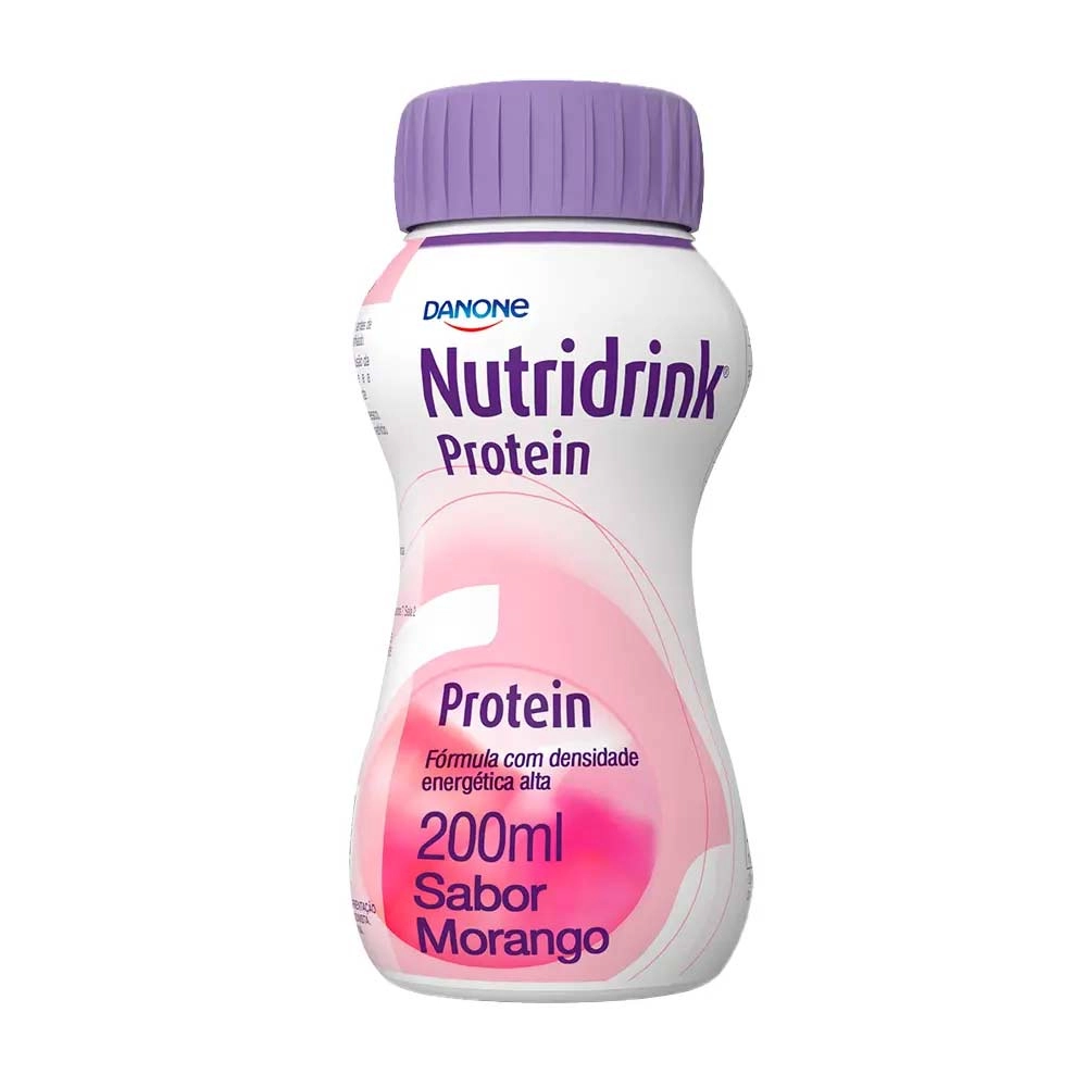 Produto Nutridrink Protein Morango 200ml - Danone