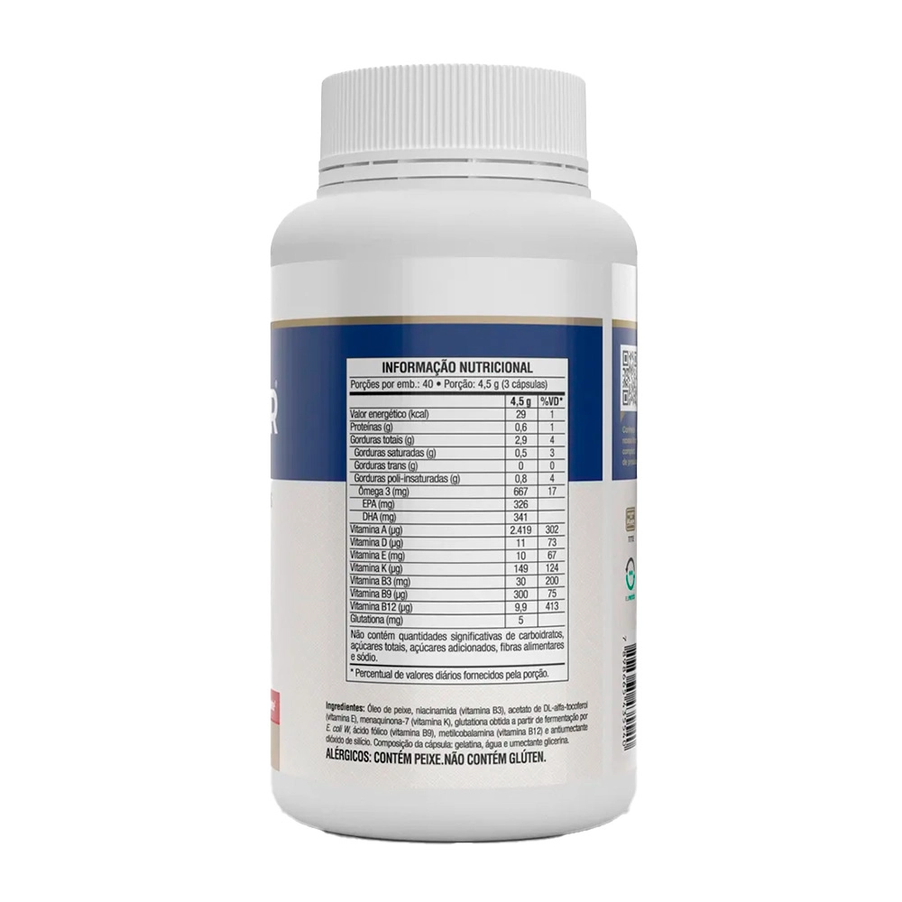 Omegafor Vitamins 120 Capsulas - Vitafor Produto Omegafor Vitamins 120 Capsulas - Vitafor