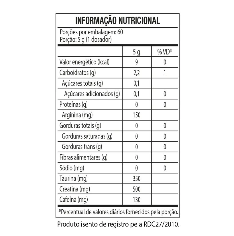 Pré Treino B.O.P.E Frutas Amarelas 300g - Black Skull Produto Pré Treino B.O.P.E Frutas Amarelas 300g - Black Skull