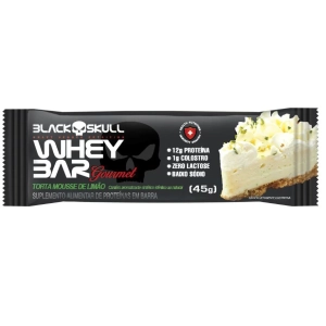 Produto - Barra de Proteina Whey Bar Mousse Limao 45g Black Skull