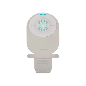 Produto - Bolsa de Colostomia SenSura Mio 1 Peça Plana Drenável Cinza Recortável 10-55mm Maxi - Coloplast